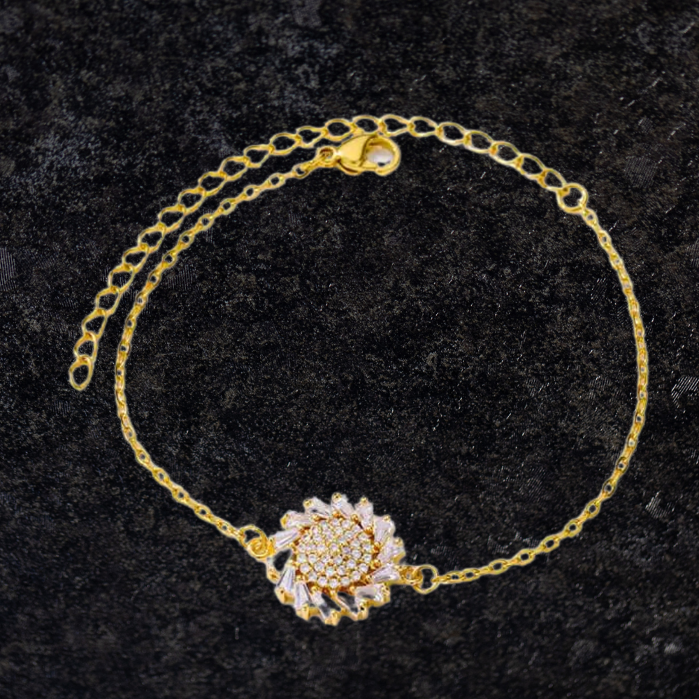 Zircon Sun Flower Bracelets