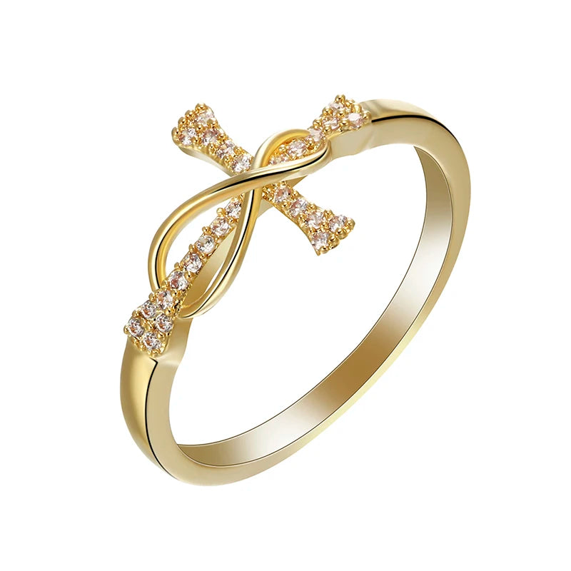 Cross Finger Ring