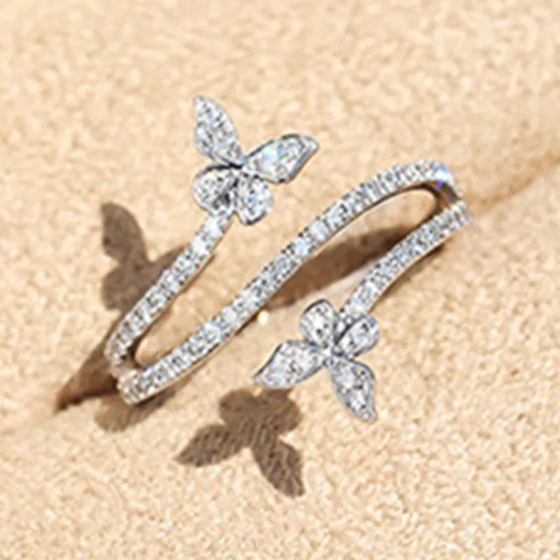 Exquisite Butterfly Rings for Women