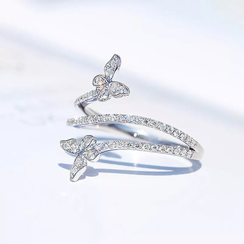 Exquisite Butterfly Rings for Women