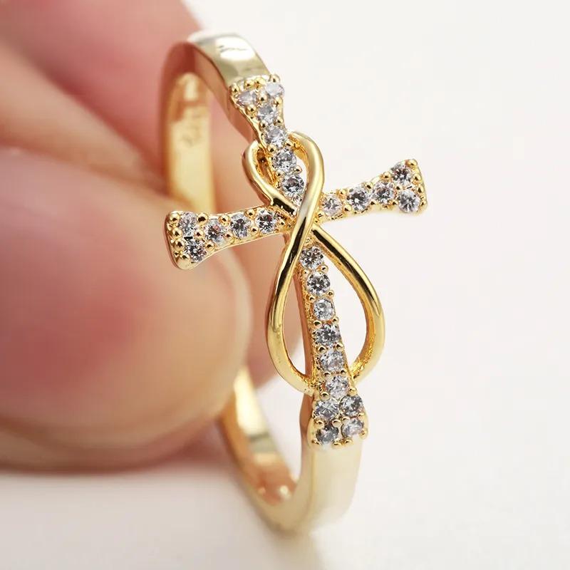 Cross Finger Ring