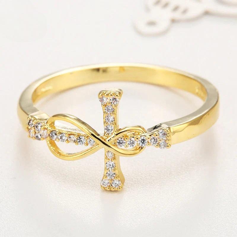 Cross Finger Ring